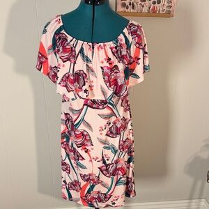 Vibrant Floral Mini Dress